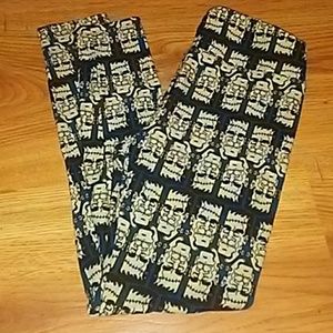Royal Blue Frankenstein LLR OS Leggings